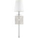 Monroe 1 Light 5 inch Satin Nickel Wall Sconce Wall Light, Essentials