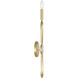 Minette 1 Light 5 inch Spun Gold ADA Wall Sconce Wall Light
