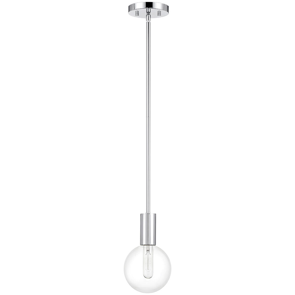 Wright 1 Light 5.75 inch Polished Chrome Mini-Pendant Ceiling Light