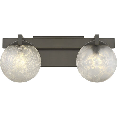 Darien 2 Light 17 inch Mediterranean Bronze Bathroom Vanity Light Wall Light