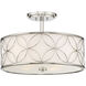 Reid 4 Light 20 inch Polished Nickel Semi-Flush Ceiling Light, Essentials