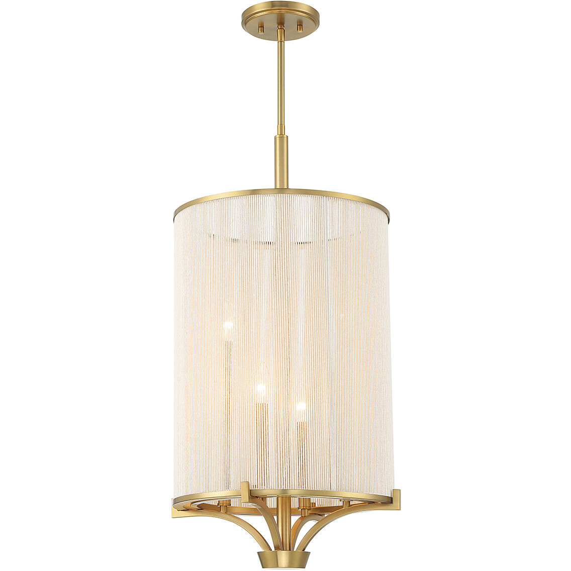 Four light chandelier top