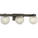Darien 3 Light 25 inch Mediterranean Bronze Bathroom Vanity Light Wall Light