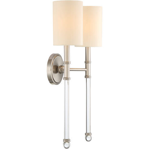 Fremont 2 Light 13 inch Satin Nickel Wall Sconce Wall Light, Essentials