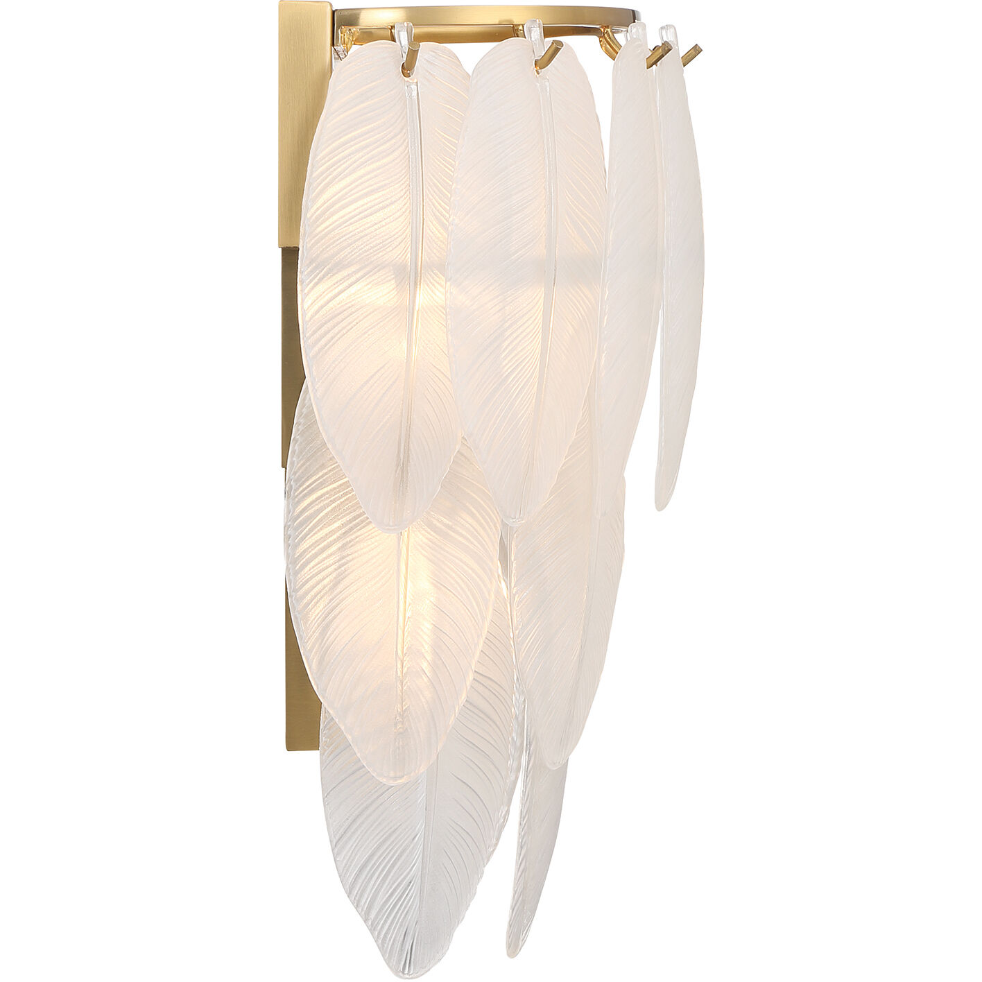 Boa 3 Light 10.5 inch Warm Brass Wall Sconce Wall Light