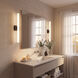 Colt LED 30 inch Matte Black Vanity Light Wall Light