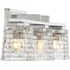 Northam 3 Light 22 inch Polished Chrome Bathroom Vanity Light Wall Light