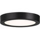 Stella LED 5.3 inch Black Flush Mount Ceiling Light, Essentials