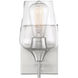 Octave 1 Light 5 inch Satin Nickel Wall Sconce Wall Light, Essentials