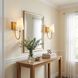 Cameron 1 Light 5 inch Warm Brass Wall Sconce Wall Light, Essentials