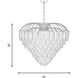 Boa 15 Light 34 inch Warm Brass Chandelier Ceiling Light