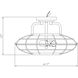 Connell 3 Light 16 inch English Bronze Semi-Flush Ceiling Light