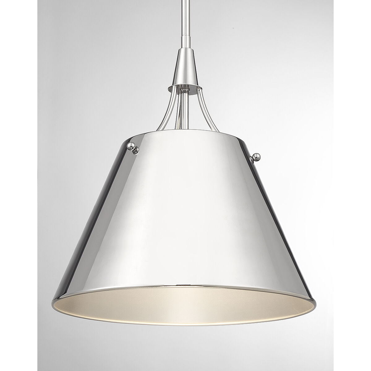 Willis 1 Light 14 inch Polished Nickel Pendant Ceiling Light