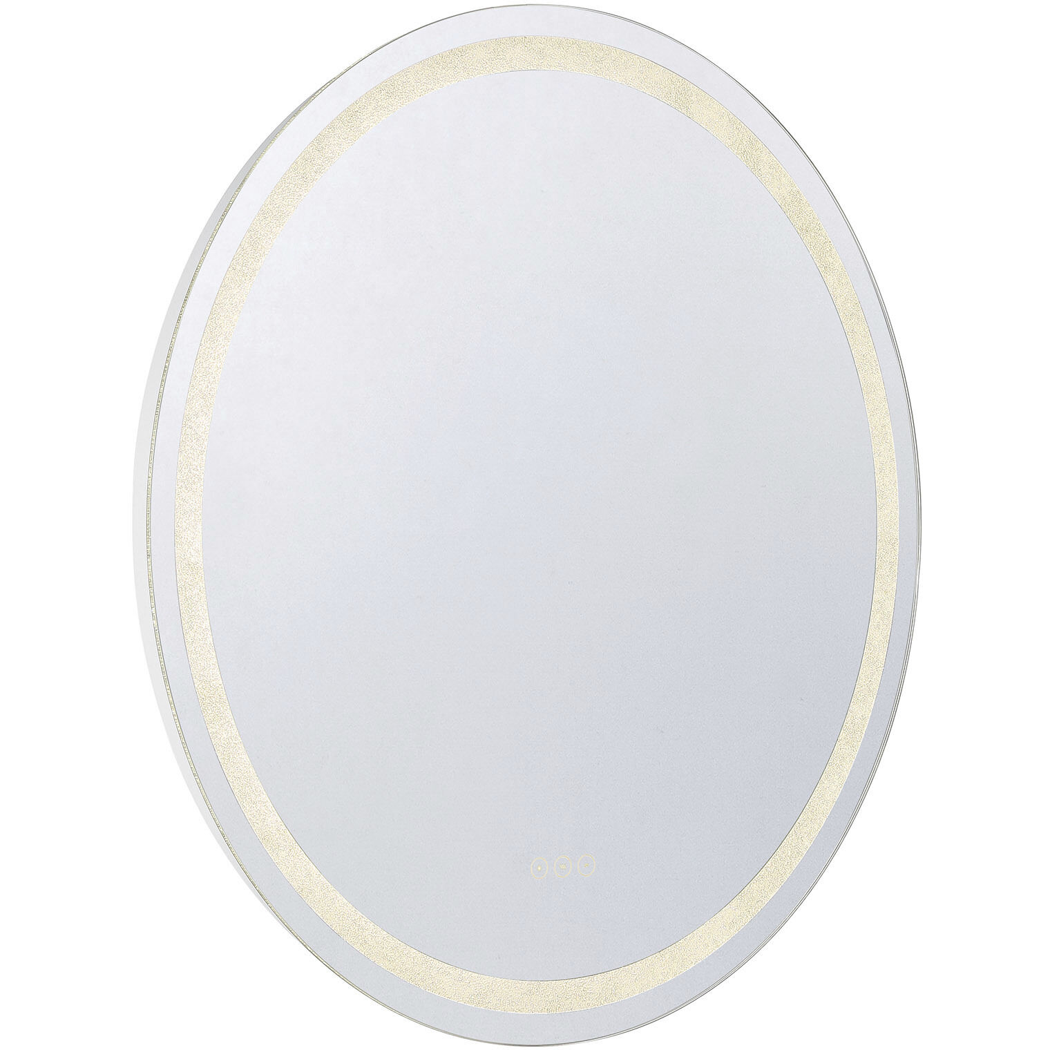 Cordova 32 X 32 inch Crushed Crystal Mirror, Frontlit