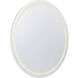 Cordova 32 X 32 inch Crushed Crystal Mirror, Frontlit