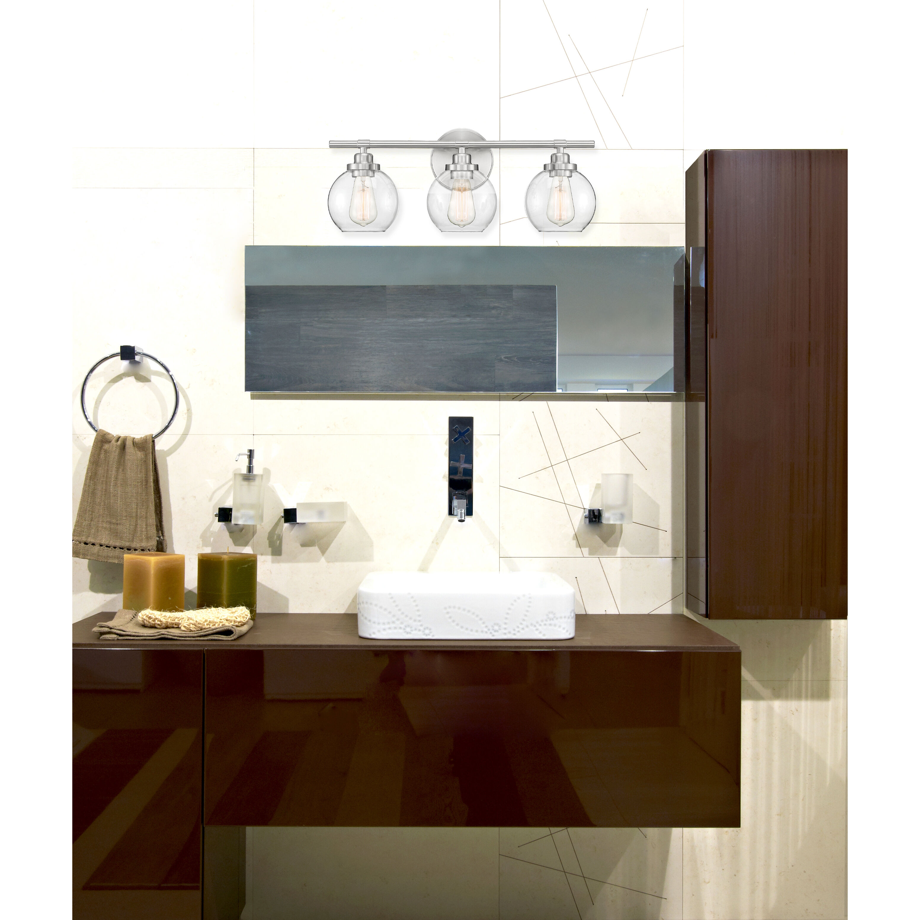 Carson top vanity light