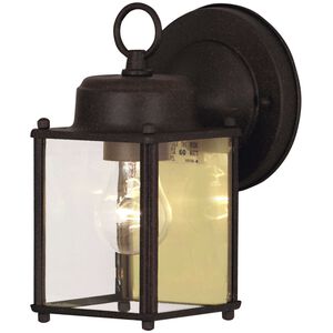 Exterior Collections 1 Light 7.88 inch Rust Outdoor Wall Lantern