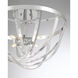 Jennings 4 Light 24 inch Polished Chrome Semi-Flush Ceiling Light