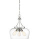 Octave 3 Light 15 inch Polished Chrome Pendant Ceiling Light, Essentials