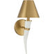 Hearne 1 Light 7 inch Warm Brass Wall Sconce Wall Light
