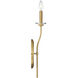 Richfield 1 Light 5 inch Warm Brass Wall Sconce Wall Light, Essentials