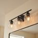 Carson 3 Light 22.5 inch Black Bathroom Vanity Light Wall Light, Essentials