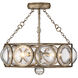 Warwick 3 Light 18 inch Brittannia Gold Convertible Semiflush Ceiling Light, Convertible