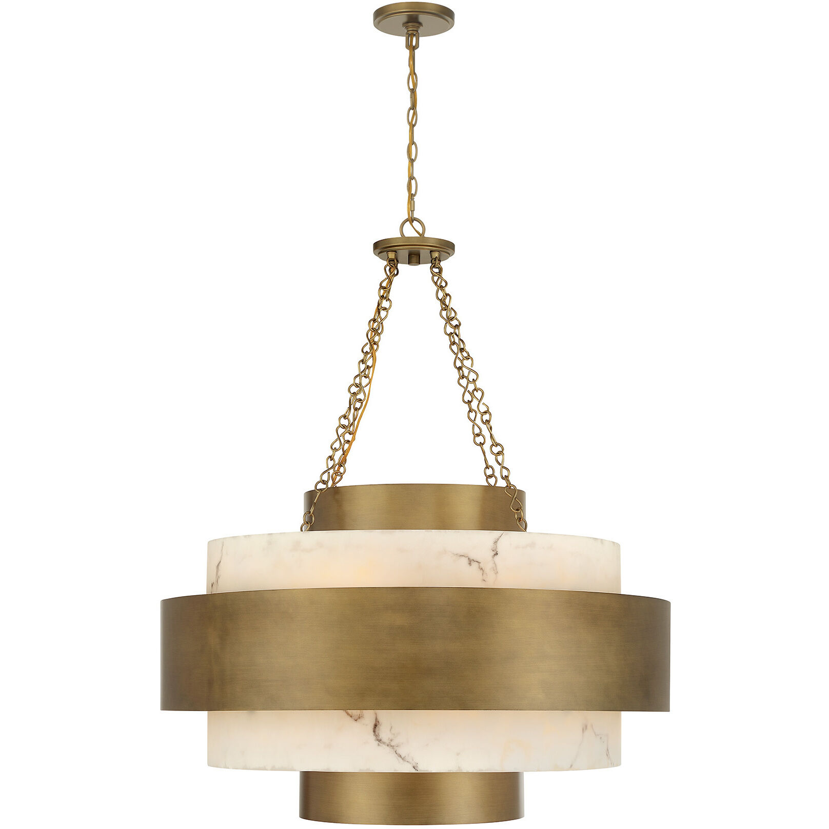 Davenport 8 Light 36 inch Antique Patina Pendant Ceiling Light