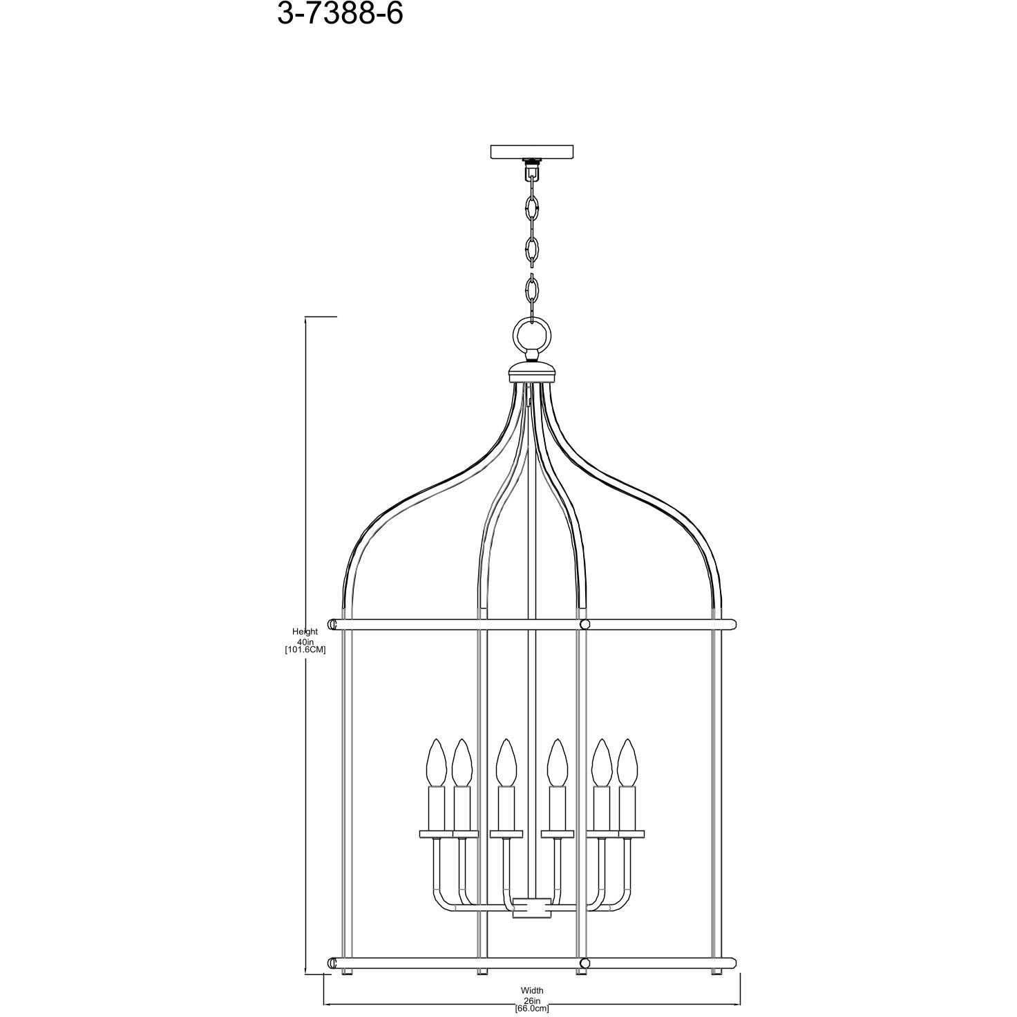 Brookstone 6 Light 26 inch Satin Nickel Pendant Ceiling Light
