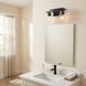Calhoun 2 Light 14.63 inch Black Bathroom Vanity Light Wall Light, Essentials