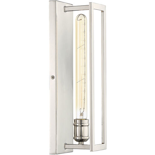 Clifton 1 Light 4.5 inch Polished Nickel Wall Sconce Wall Light, Essentials