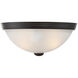 Stella 2 Light 11 inch English Bronze Flush Mount Ceiling Light, Essentials