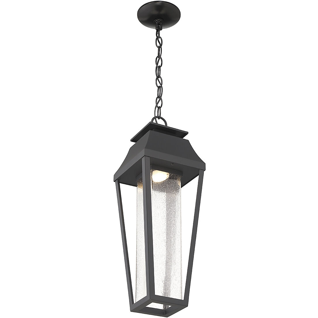 Brookline LED 7.25 inch Black Outdoor Hanging Lantern