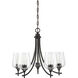 Octave 5 Light 23 inch English Bronze Chandelier Ceiling Light, Essentials