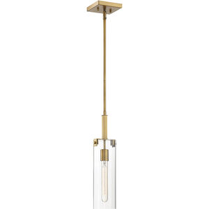 Winfield 1 Light 5.13 inch Warm Brass Mini-Pendant Ceiling Light, Essentials