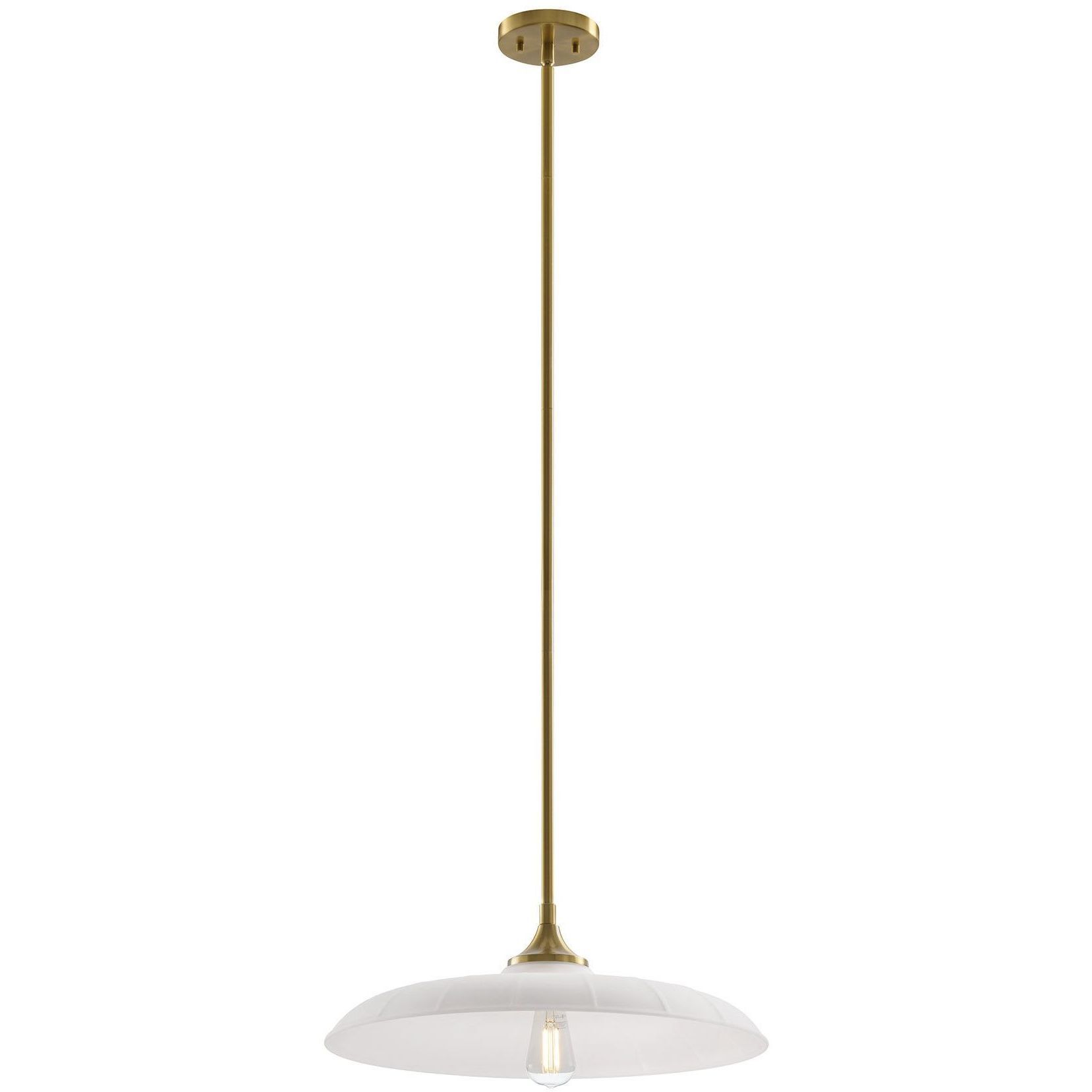 Hadley 1 Light 20 inch Warm Brass Pendant Ceiling Light