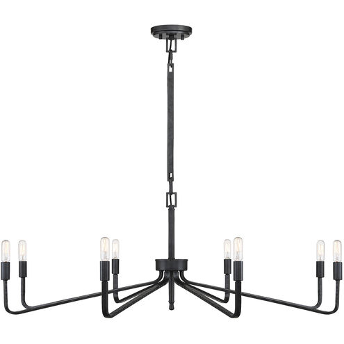 Salem 8 Light 40 inch Forged Iron Chandelier Ceiling Light