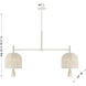Lunara 6 Light 44 inch Cotton Chandelier Ceiling Light