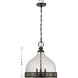 Stern 3 Light 16 inch Mediterranean Bronze Pendant Ceiling Light