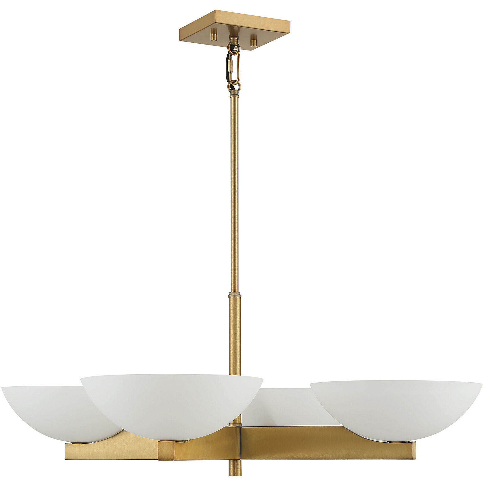 Fallon 4 Light 30 inch Warm Brass Chandelier Ceiling Light, Essentials