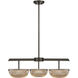 Hubbard LED 30 inch Mediterranean Bronze Chandelier Ceiling Light