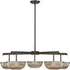 Hubbard LED 38 inch Mediterranean Bronze Chandelier Ceiling Light