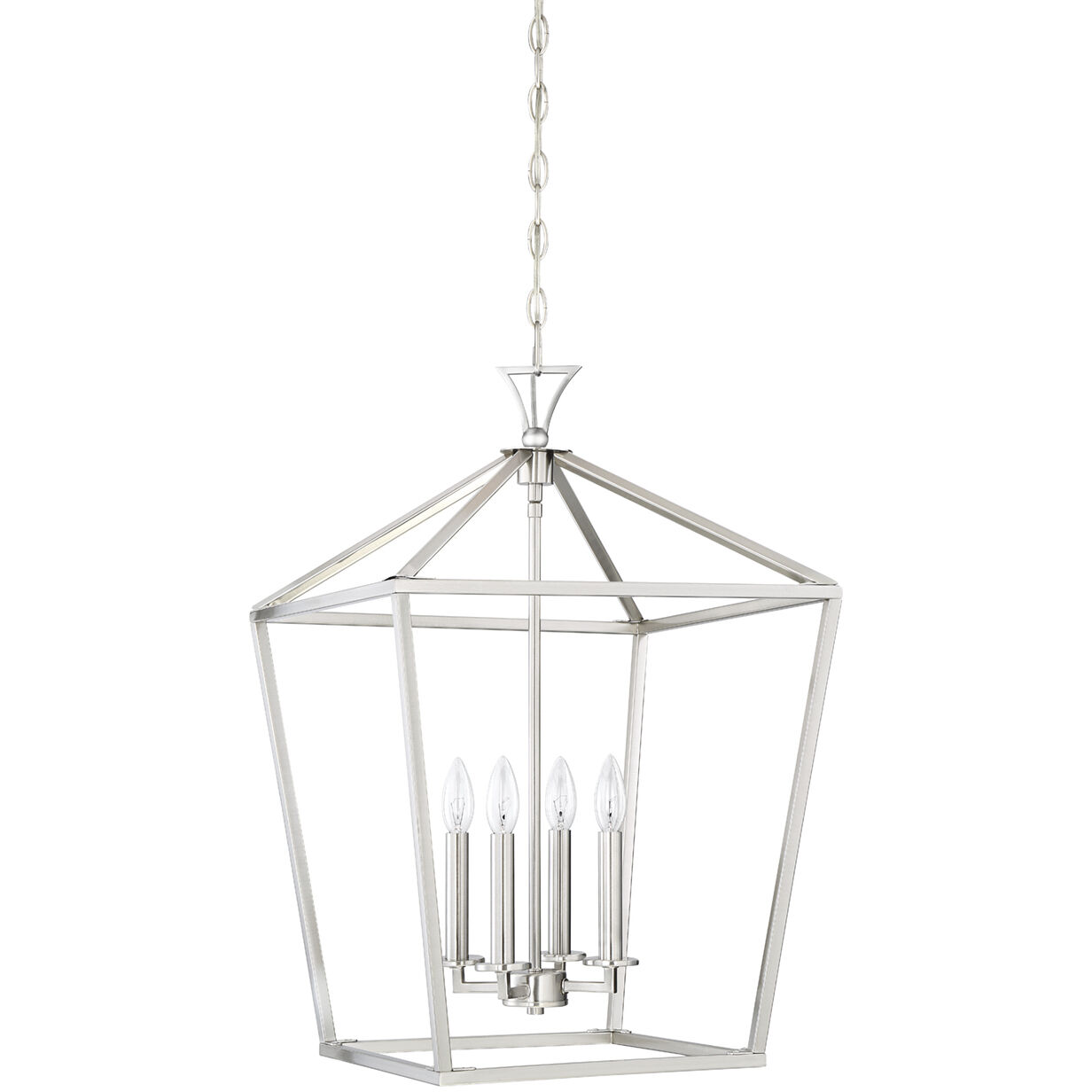 Townsend 4 Light 17 inch Satin Nickel Pendant Ceiling Light, Essentials