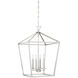 Townsend 4 Light 17 inch Satin Nickel Pendant Ceiling Light, Essentials