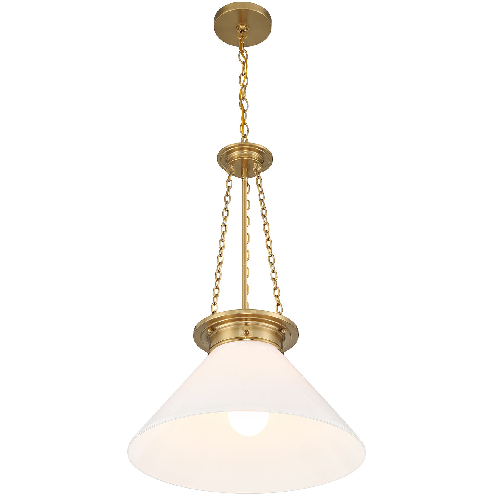 Myers 1 Light 18 inch Warm Brass Pendant Ceiling Light