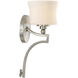 Terrell 1 Light 6 inch Satin Nickel Wall Sconce Wall Light