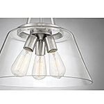 Calhoun 3 Light 15 inch Satin Nickel Pendant Ceiling Light, Essentials