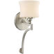 Terrell 1 Light 6 inch Satin Nickel Wall Sconce Wall Light