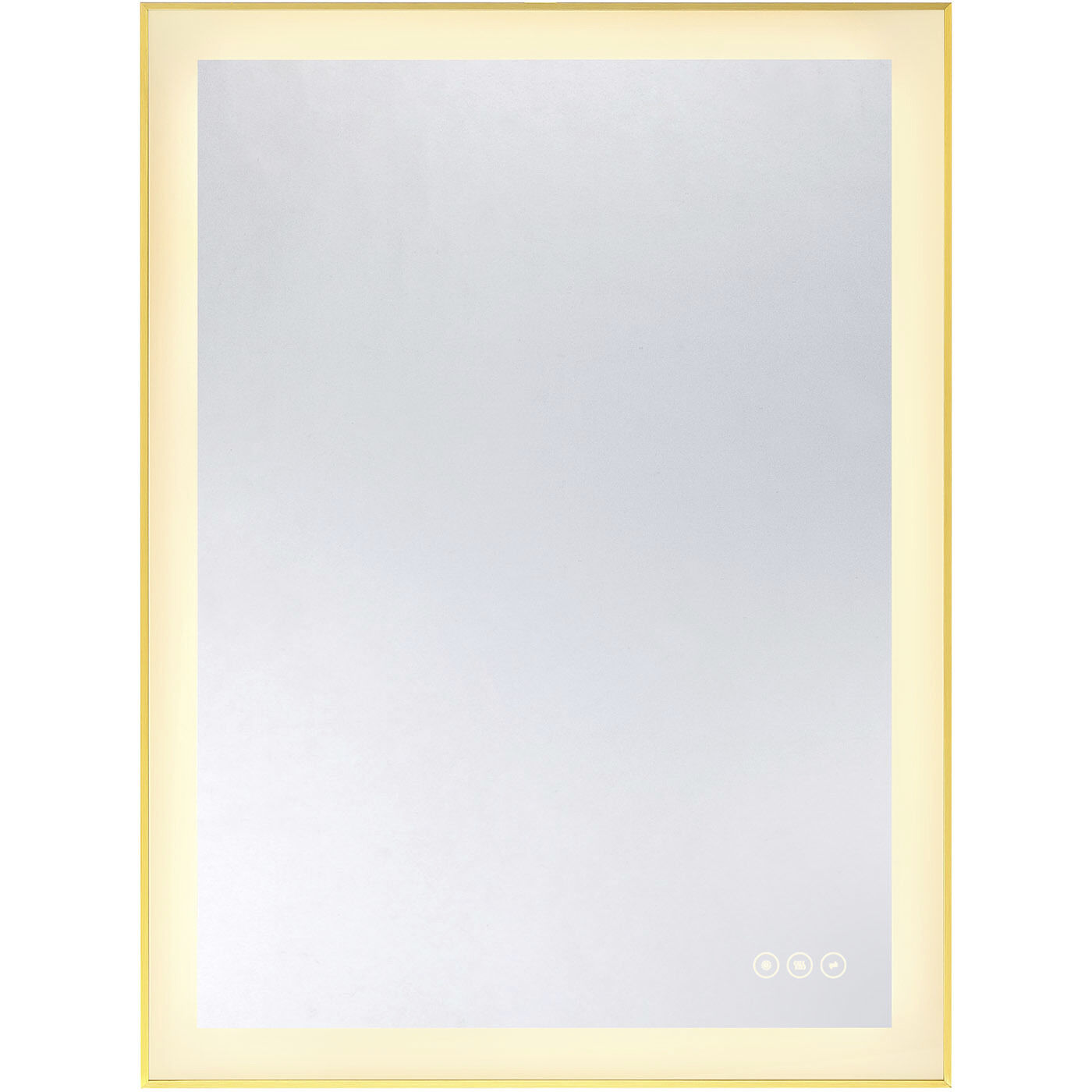 Paulding 32 X 24 inch Gold Mirror, Frontlit