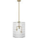 Reddick 3 Light 16 inch Warm Brass Pendant Ceiling Light
